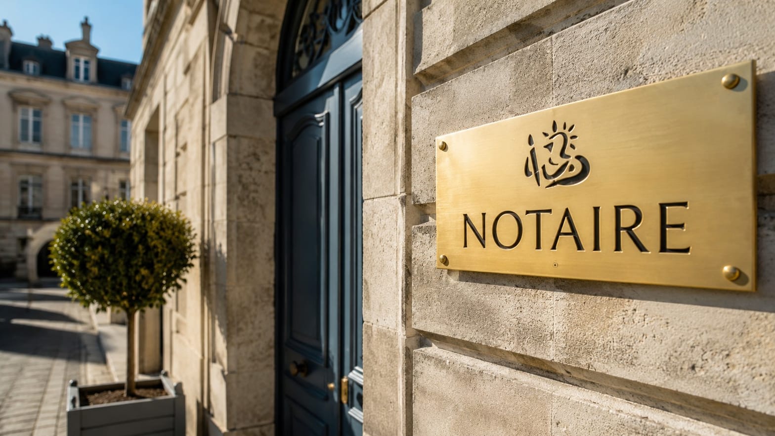 Notaire consultant la visibilité de son étude sur Google depuis son cabinet