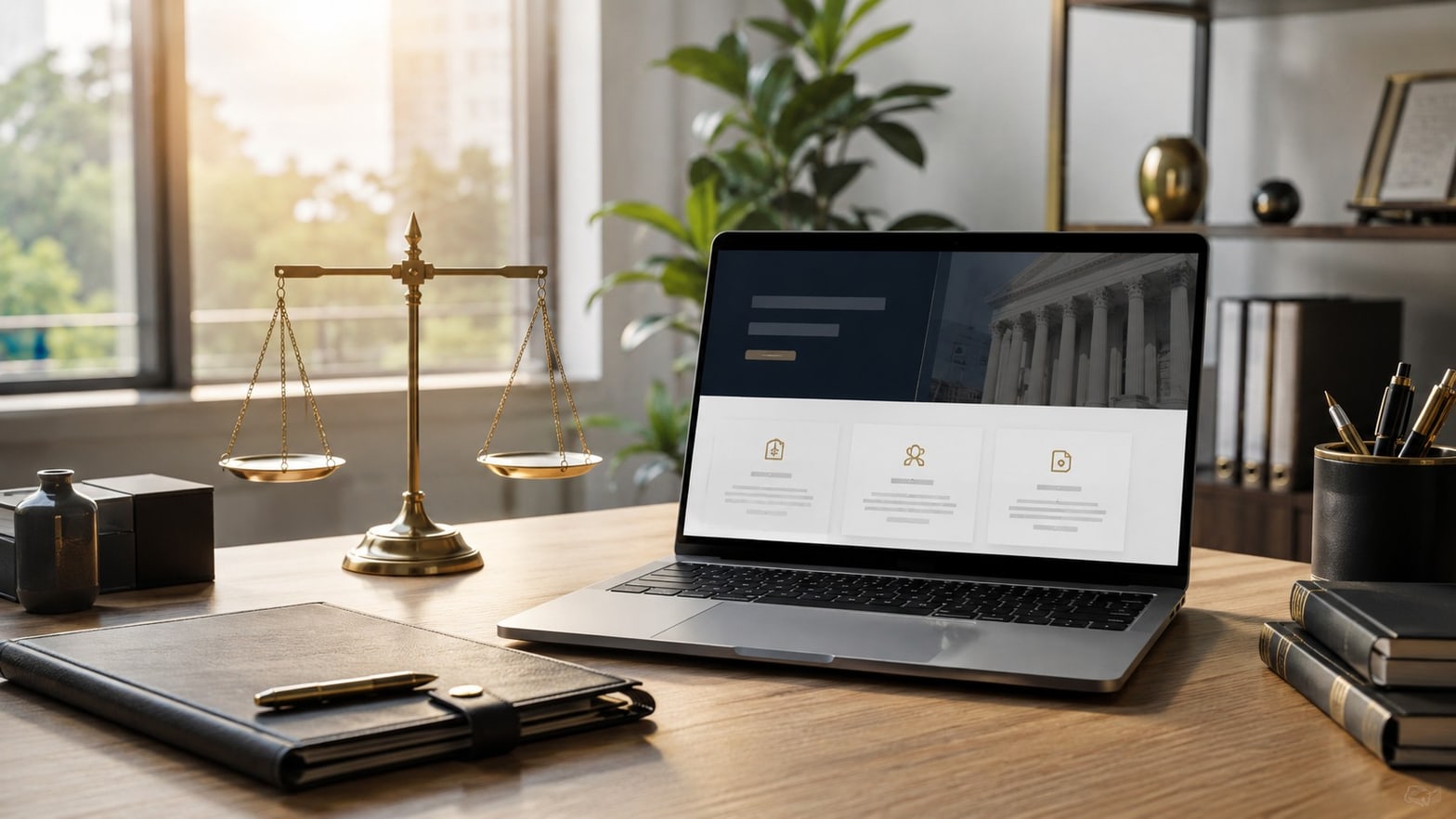 Avocat au travail dans son cabinet, communication conforme au Règlement Intérieur National