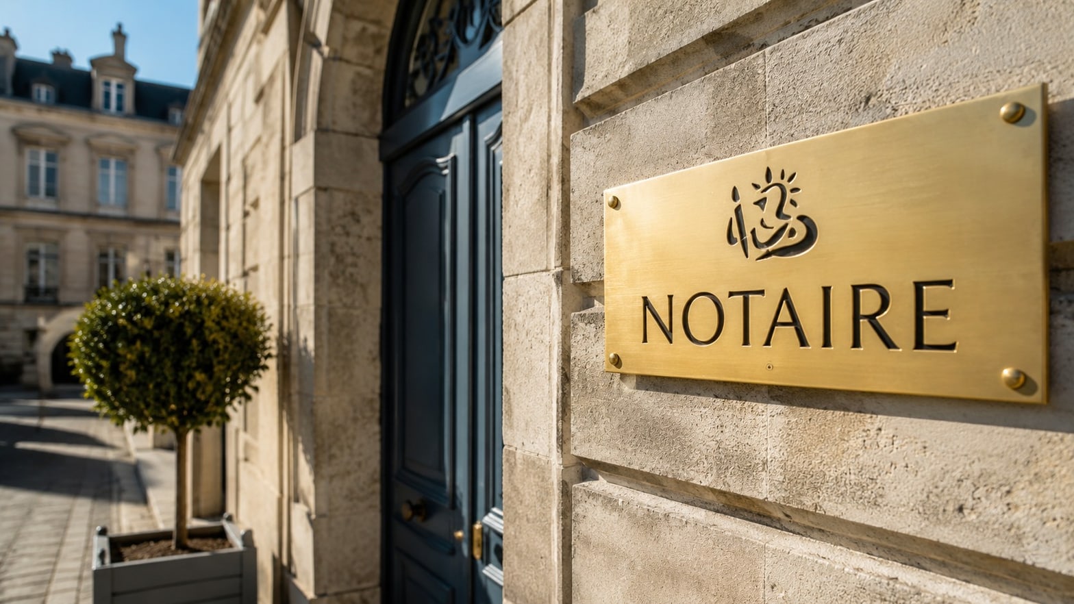 Notaire consultant la visibilité de son étude sur Google depuis son cabinet